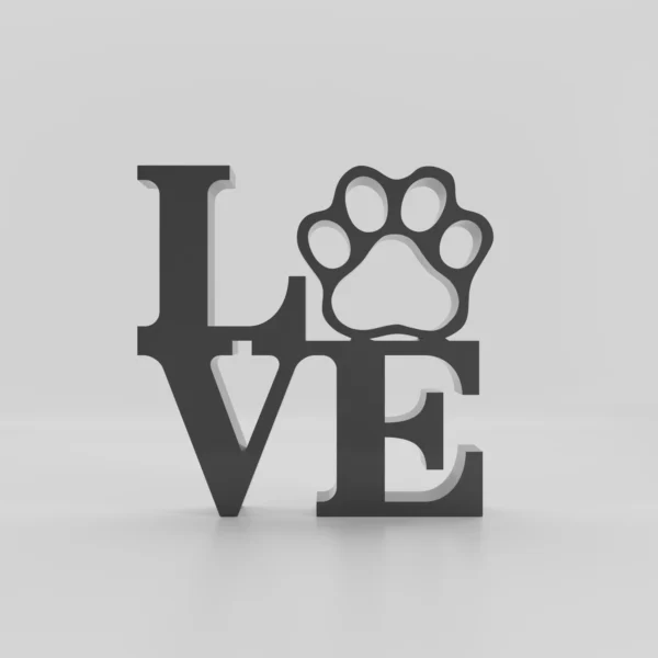 front_grey Love Sculpture