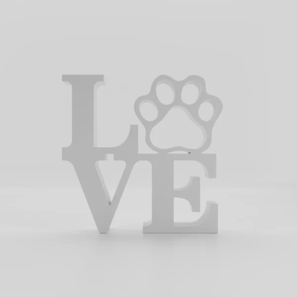 front_white Love Sculpture