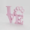 iso1_pink Love Sculpture