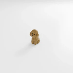 Poodle Toy Keychain