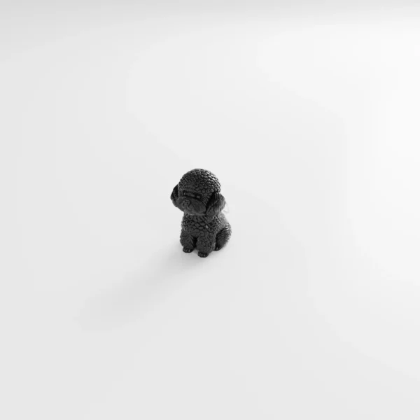Poodle Toy Keychain