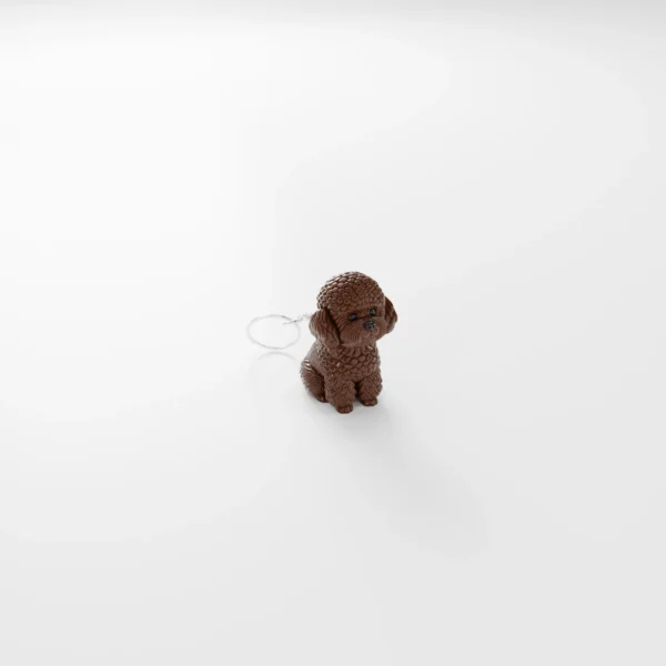 Poodle Toy Keychain