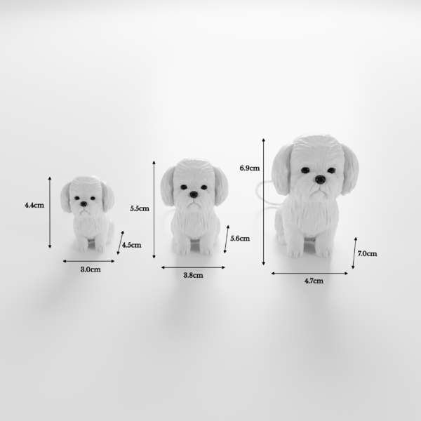 Porte-clés Bichon maltais